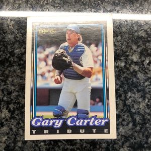 Gary Carter O Pee Chee 1992 Tribute Series #399 baseball card!!